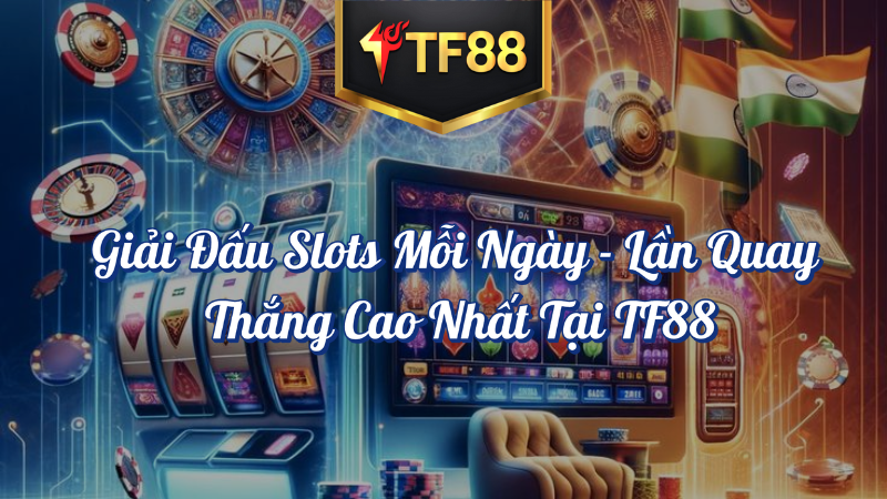 Giải đấu slots mỗi ngày lần quay thắng cao nhất tại TF88