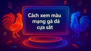 Cách xem màu mạng gà đá cựa sắt